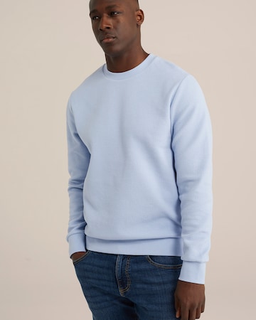 WE FashionSweater majica - plava boja: prednji dio