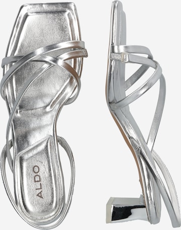 ALDO Strap Sandals 'MINIMA' in Silver