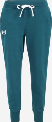 UNDER ARMOUR Спортивные штаны 'Rival' в Зеленый: спереди