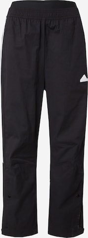 Regular Pantaloni sport 'TIRO' de la ADIDAS SPORTSWEAR pe negru: față