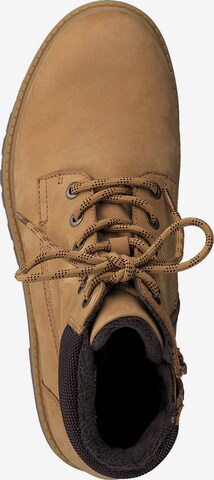 TAMARIS Lace-Up Ankle Boots in Brown