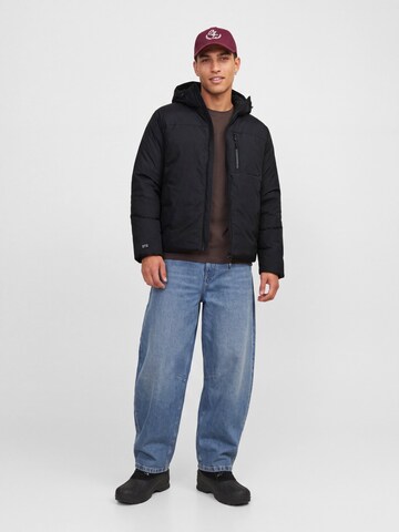 JACK & JONES Winter Jacket 'JCOLEGACY' in Black