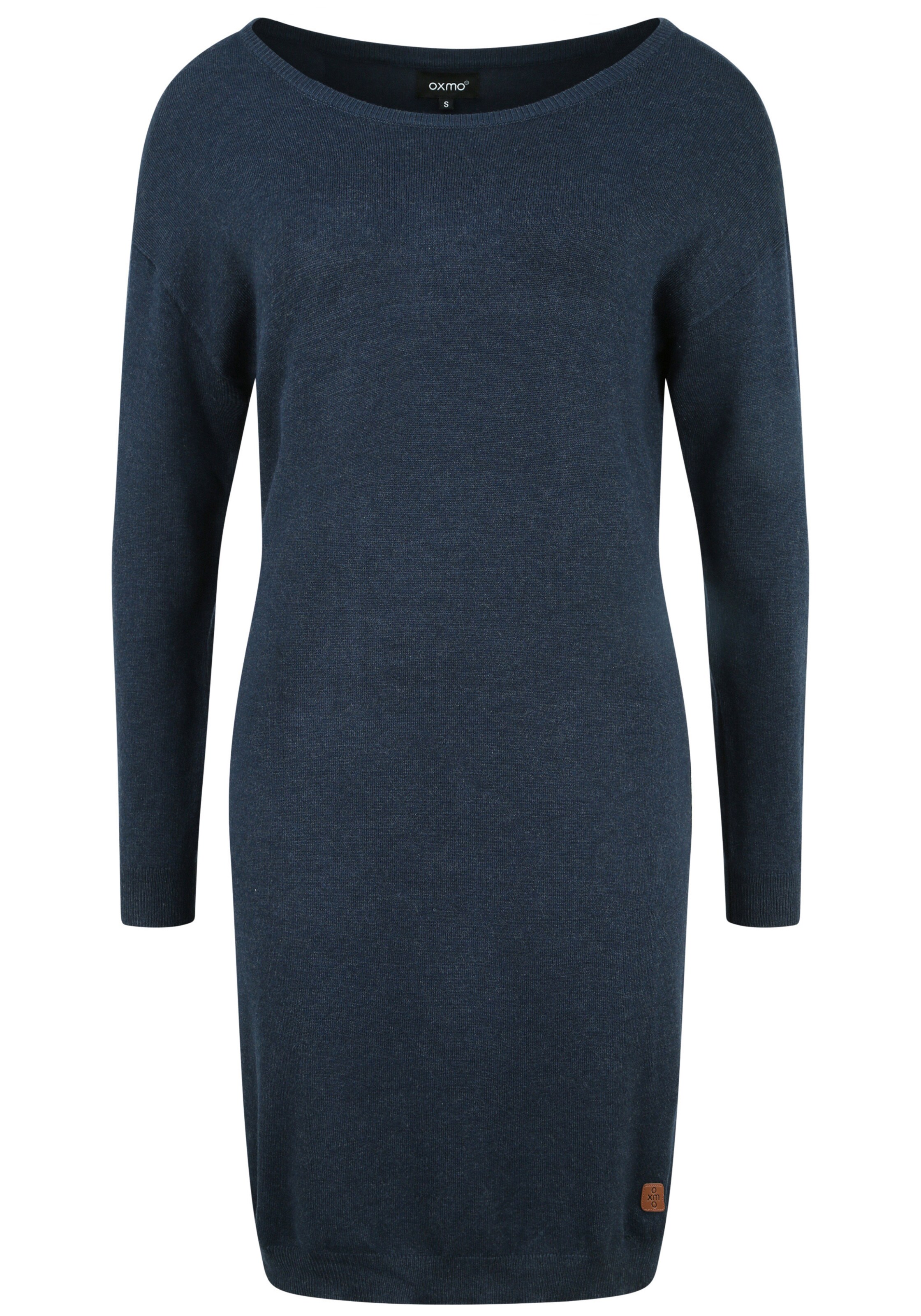 Oxmo Knit dress 'Ella' in Blue: front