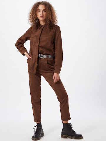 NA-KD Blouse in Brown