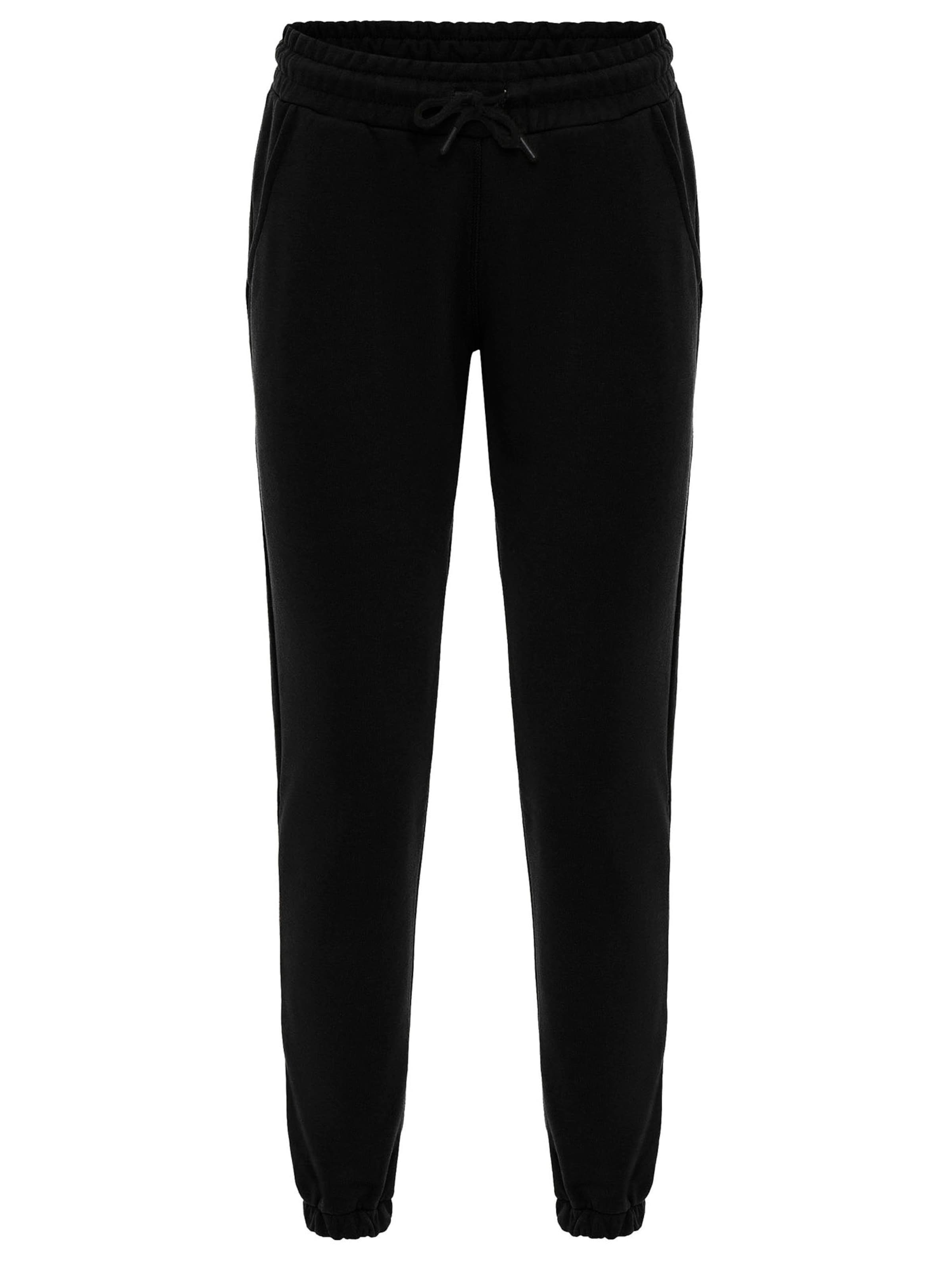Cool Hill Tapered Trousers in Black: front