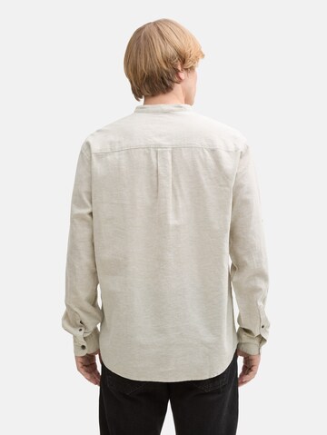 TOM TAILOR DENIM Comfort fit Shirt in Beige