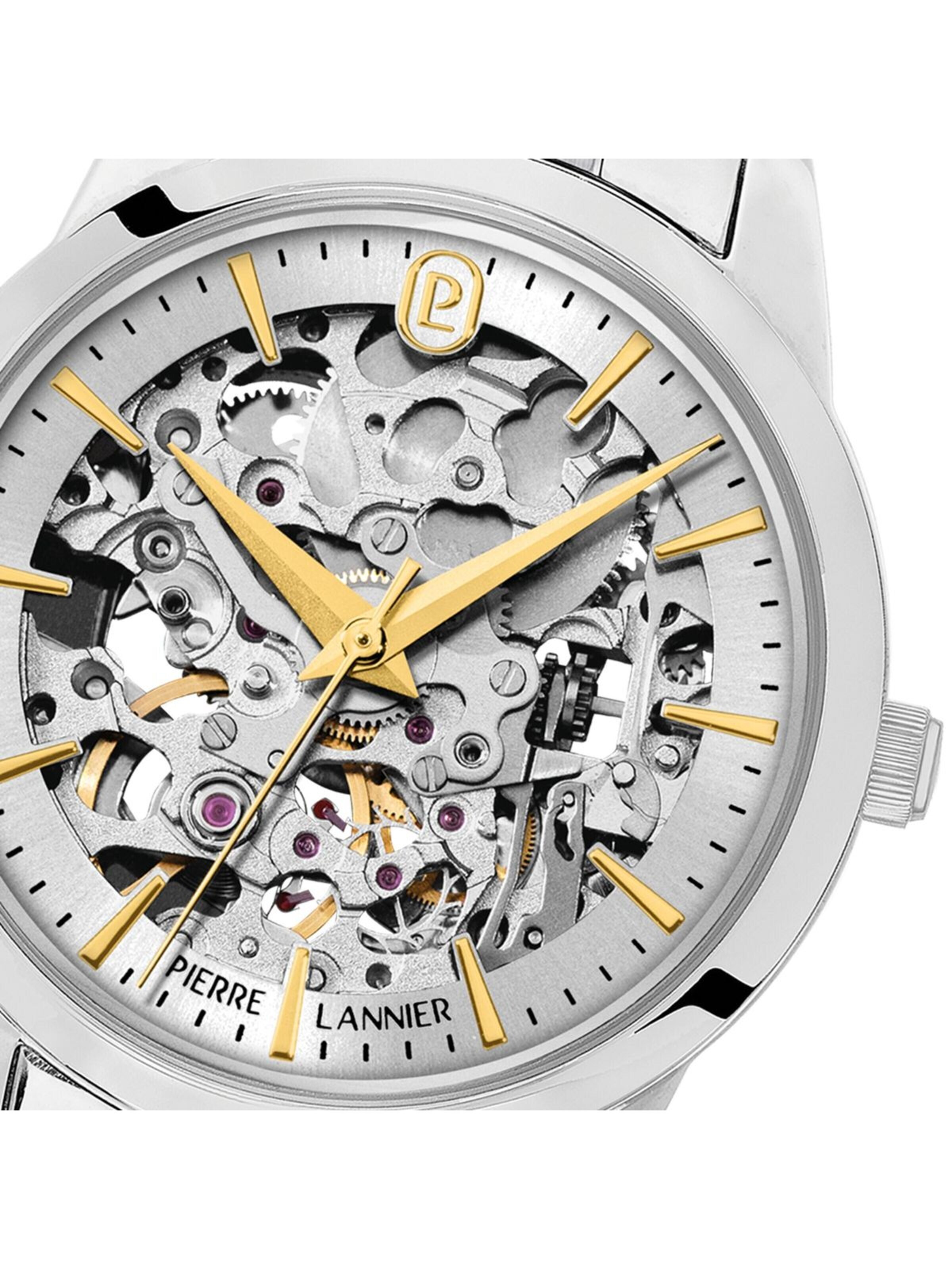 Montre à affichage analogique Pierre Lannier en argent