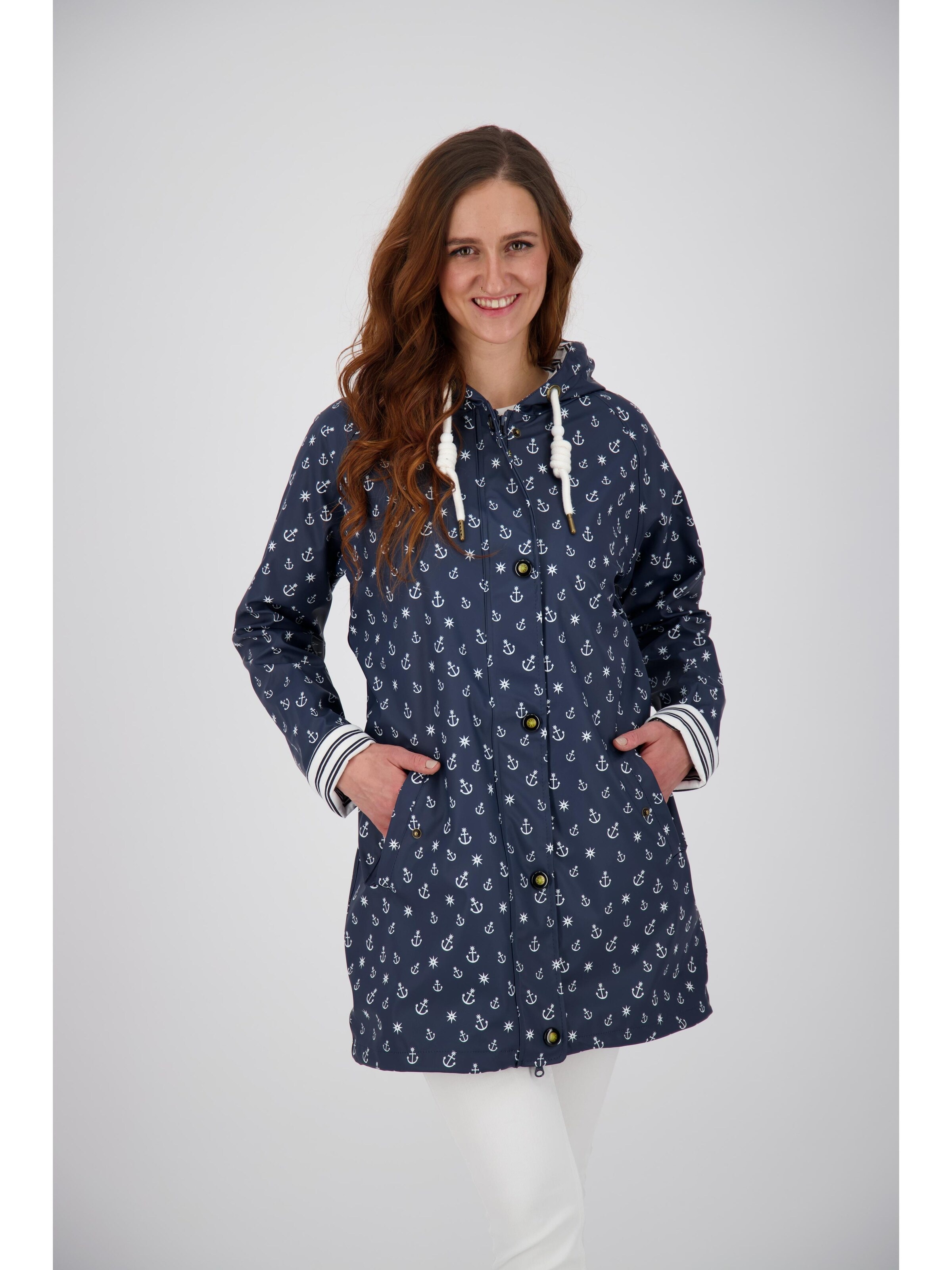 Parka di mezza stagione 'Friesennerz ANKERGLUTZAUBER' di ankerglut in blu: frontale