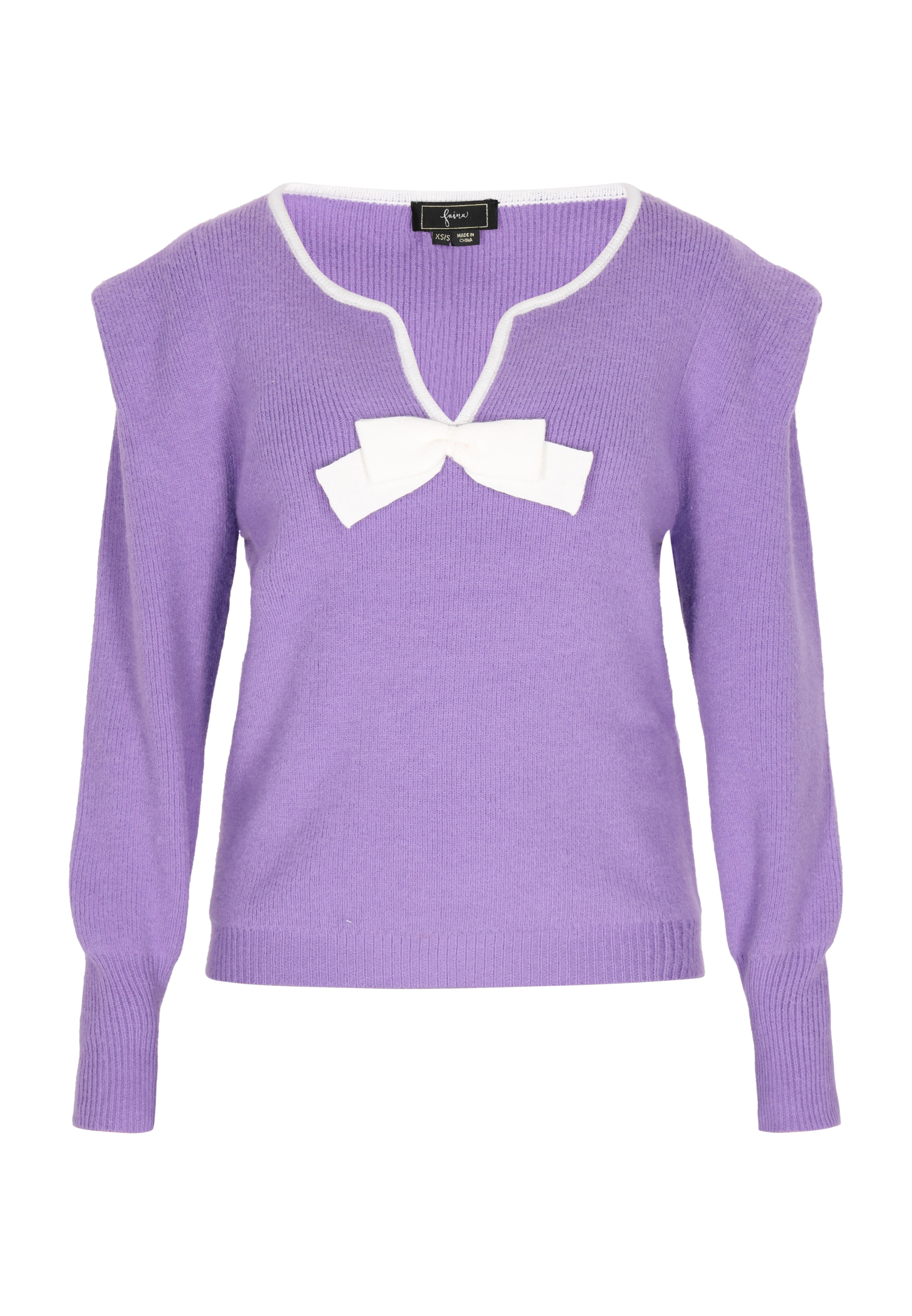 faina Pullover in Lila: Vorderseite