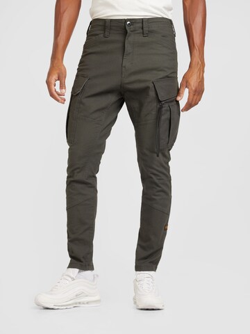 G-STAR Skinny Cargo nadrágok - szürke: elől