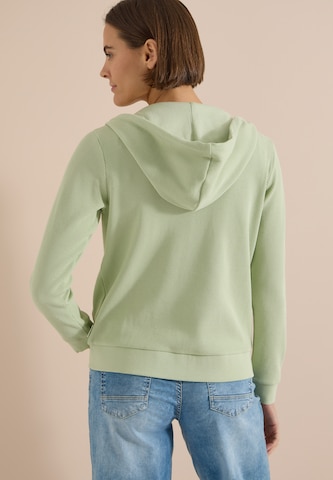 CECIL Sweatjacke in Grün