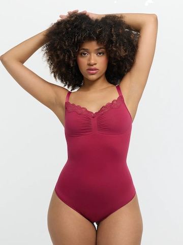 cfab - Body moldeador 'Bodysuit Sculpting Shapewear mit Lace' en rosa