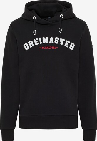 DreiMaster Maritim Sweatshirt 'Kilata' i svart: framsida