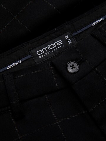 Ombre Slim fit Trousers in Black