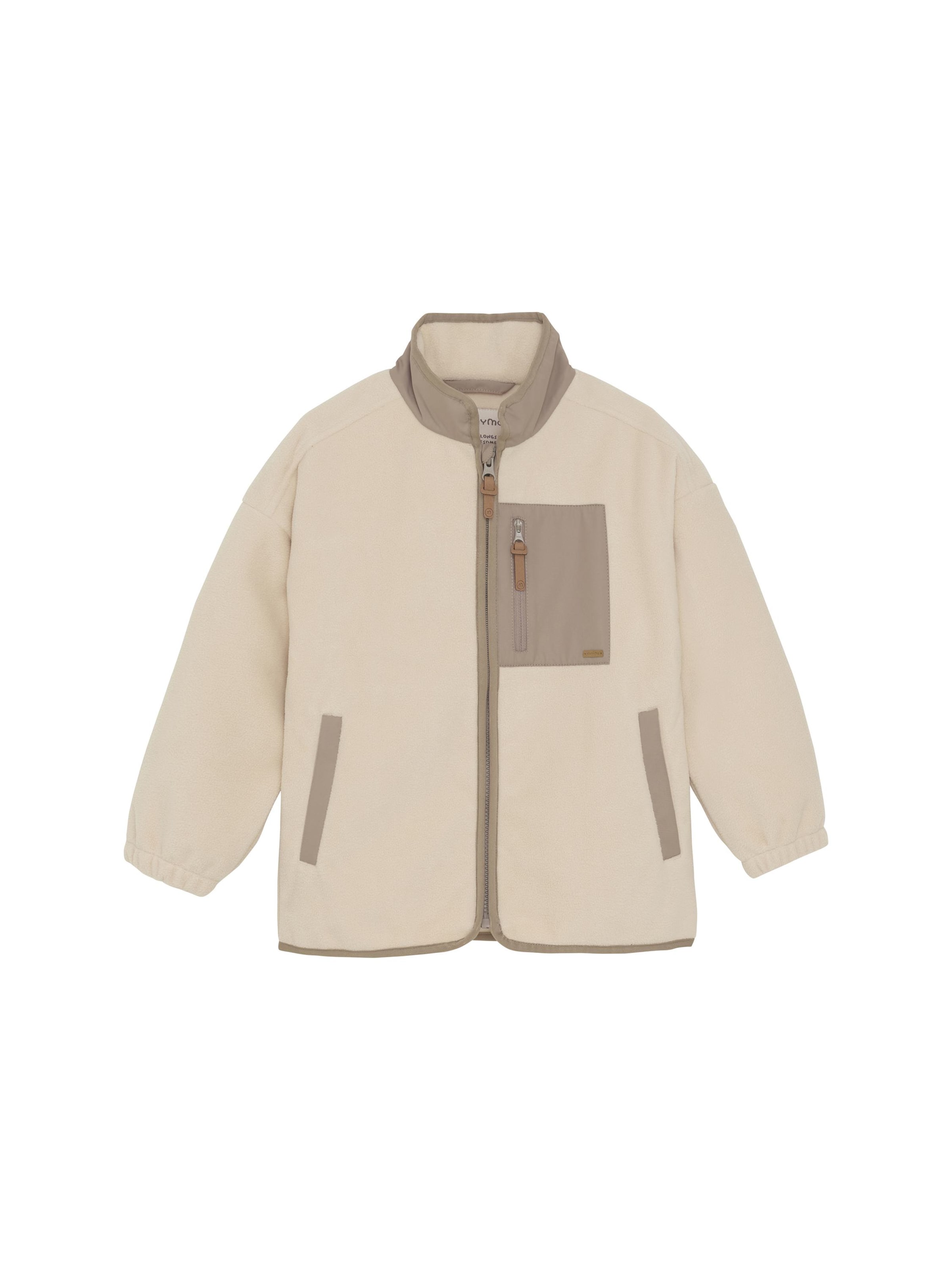 MINYMO - Chaqueta polar en beige: frente