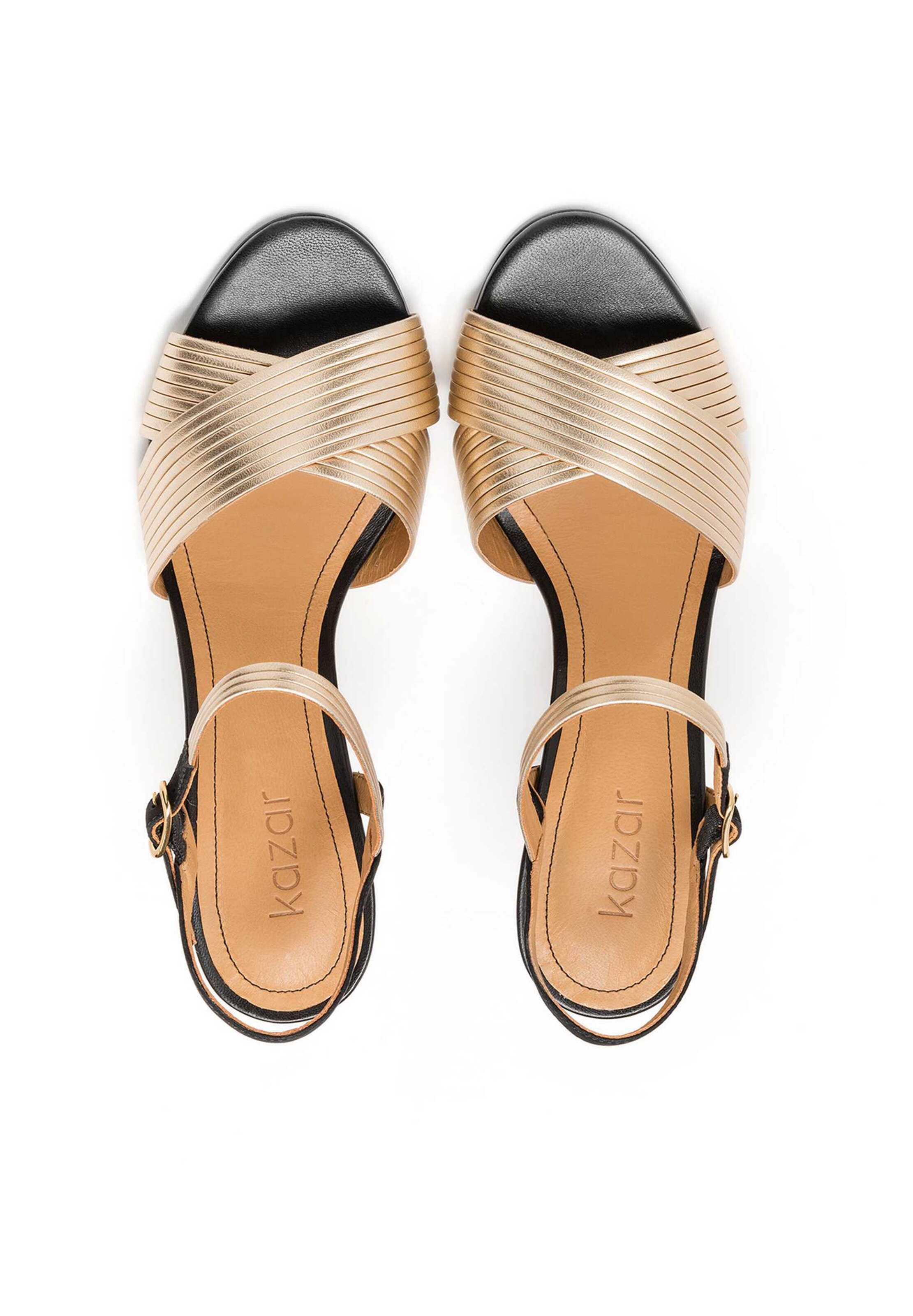Kazar - Sandalias en oro