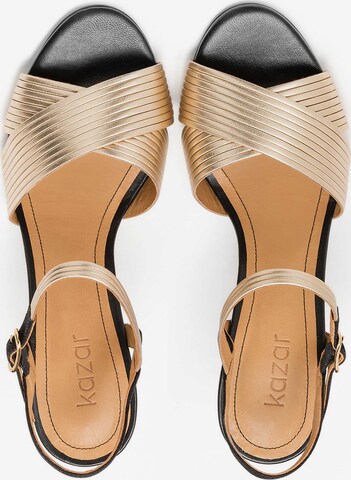 Kazar Sandals in Gold