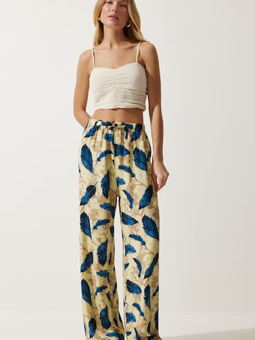 Wide Leg Pantalon Happiness İstanbul en jaune