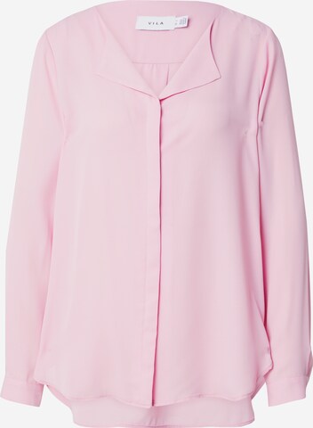 VILA Blouse in Roze: voorkant