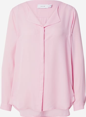 VILA Blouse in Roze: voorkant