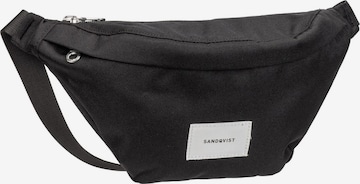 SANDQVIST Fanny Pack 'Ground' in Black: front