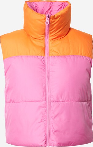 Gilet 'RICKY' ONLY en orange : devant