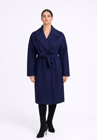 Elara Overgangsfrakke i blå: forside