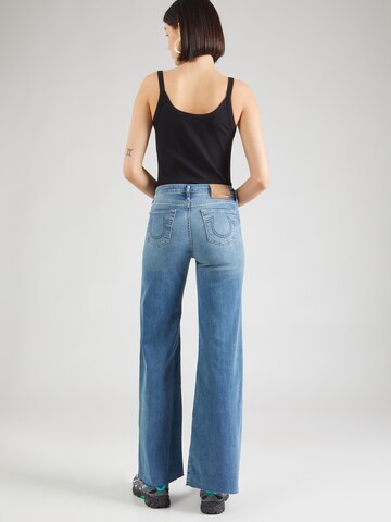 True Religion Wide Leg Jeans in Blau