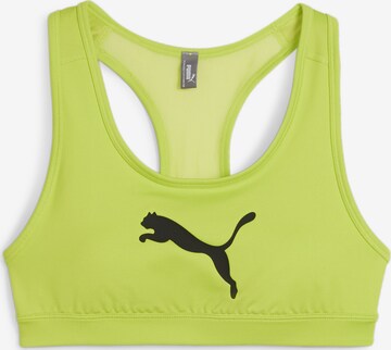 PUMA Bustier Sport-BH '4KEEPS' in Grün: predná strana