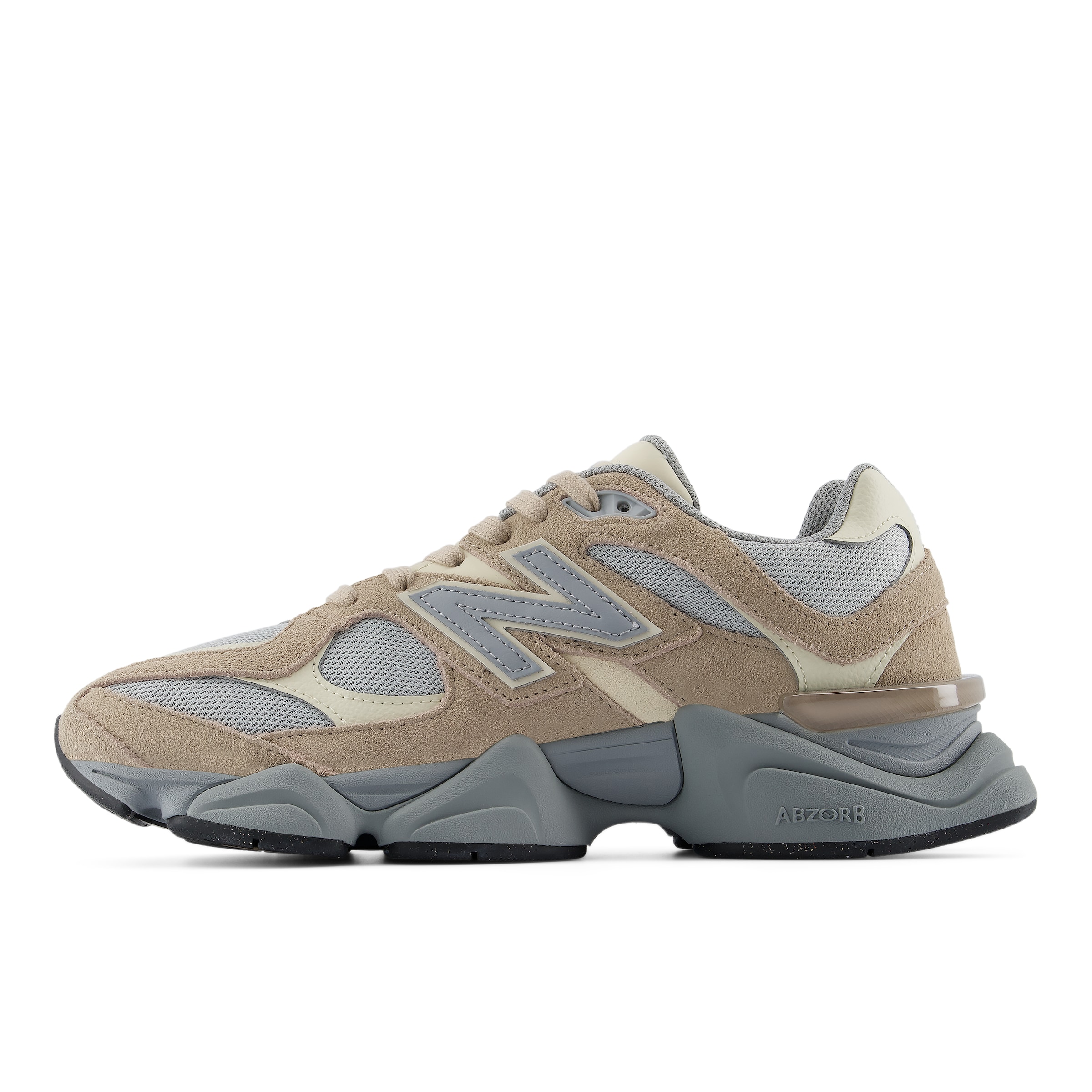 Sneaker bassa '9060' di new balance in grigio: frontale