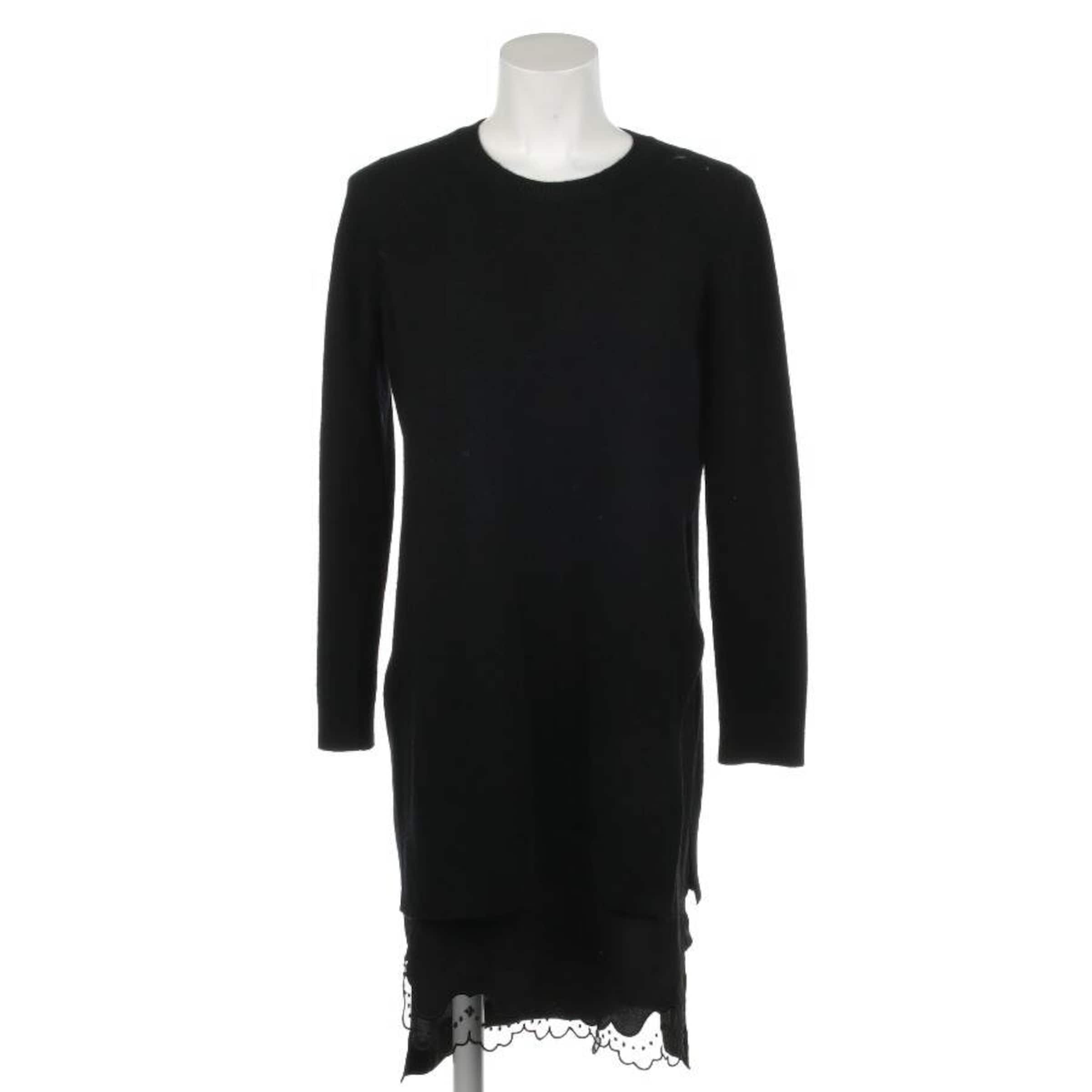 N°21 Kleid XS in Schwarz: Vorderseite