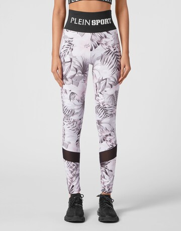 Skinny Pantalon de sport Plein Sport en mélange de couleurs : devant
