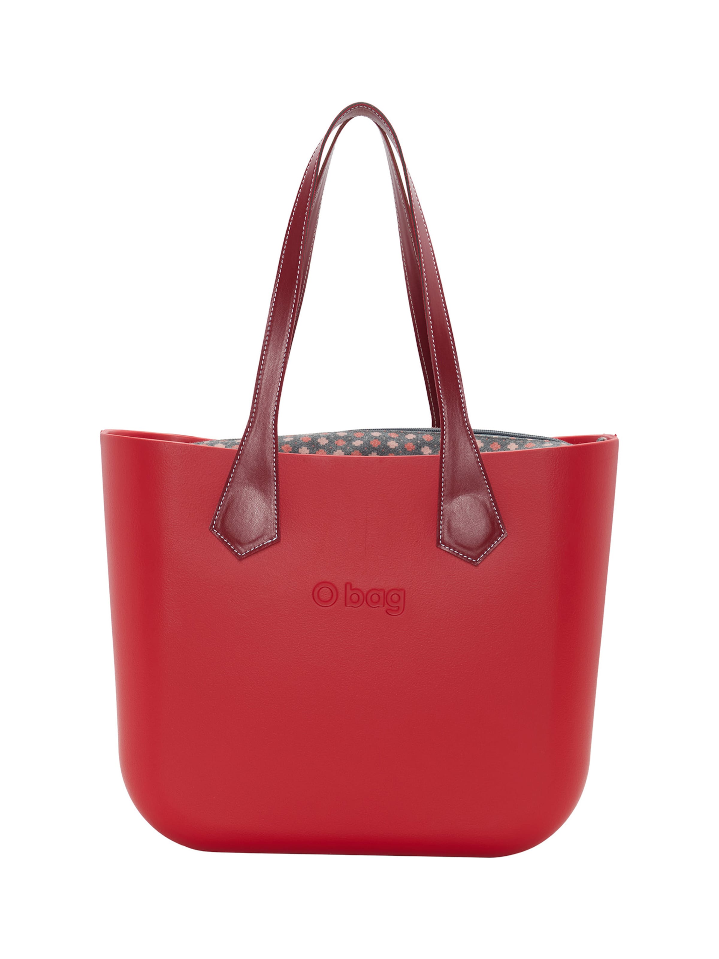 O bag Shopper in Red: front