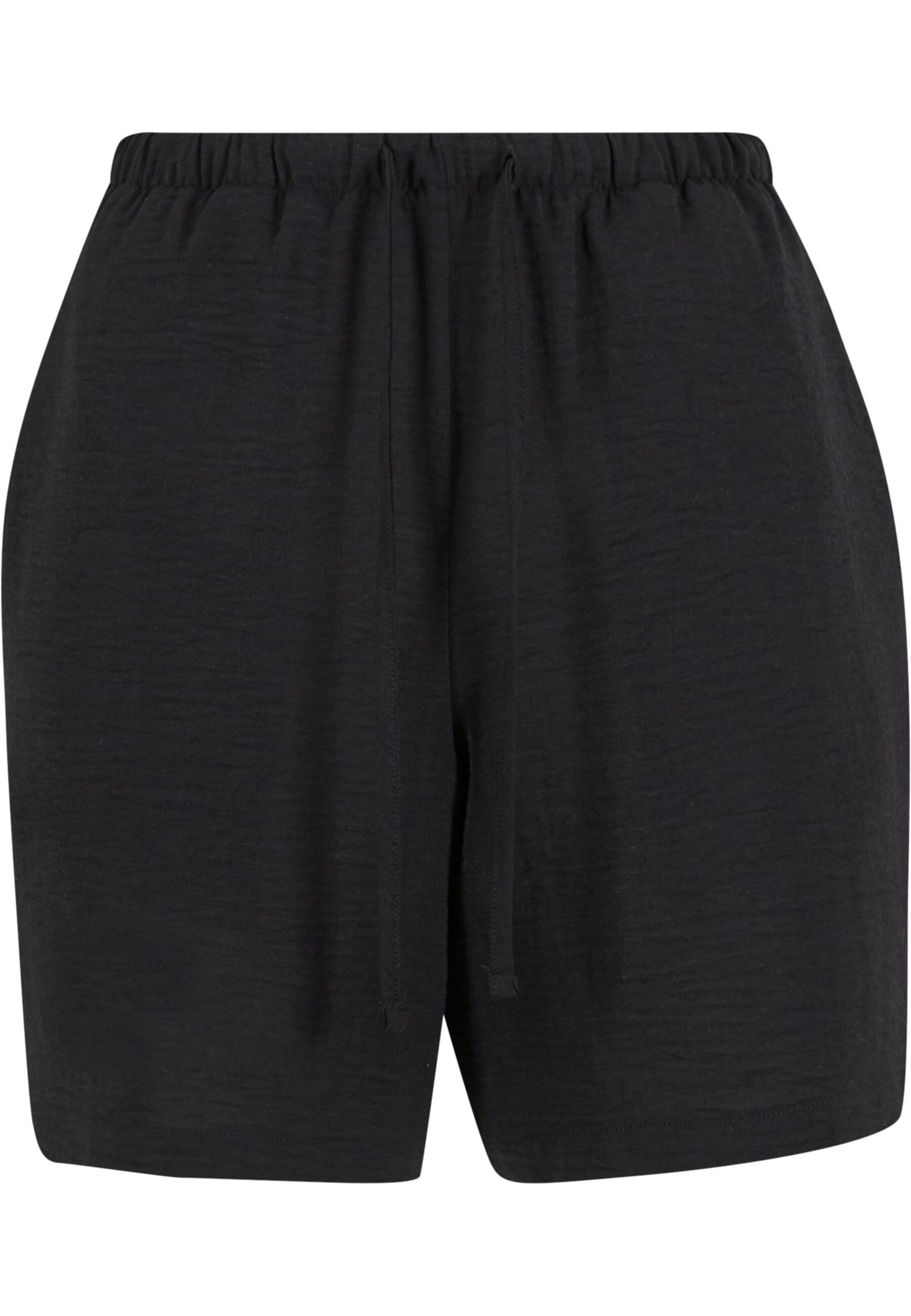 Urban Classics Regular Hose in Schwarz: Vorderseite