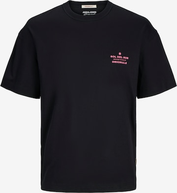 T-Shirt 'Mykonos' JACK & JONES en noir : devant