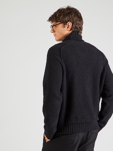 HUGO Πουλόβερ 'San Rudi' σε μαύρο