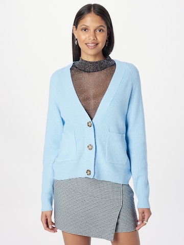 b.young Knit Cardigan 'Milo' in Blue: front