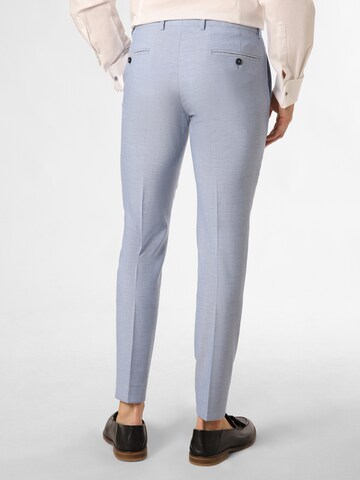 Regular Pantalon à plis 'Hoxdon' Finshley & Harding London en bleu