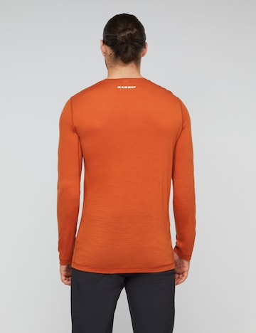 MAMMUT Funktionsshirt ‘Tree Wool' in Orange