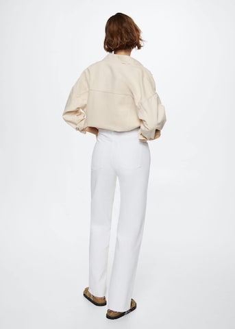 MANGO Wide leg Jeans 'Nora' in Wit