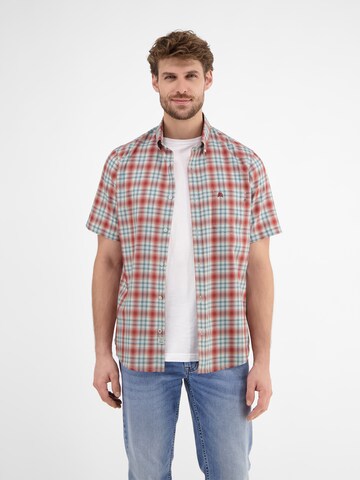 LERROS Regular fit Overhemd in Rood: voorkant