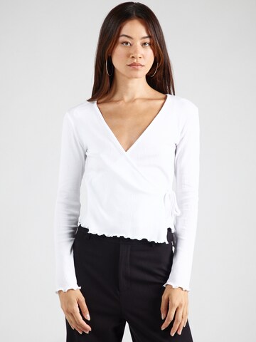 PIECES Shirt 'PCKITTE' in White: front