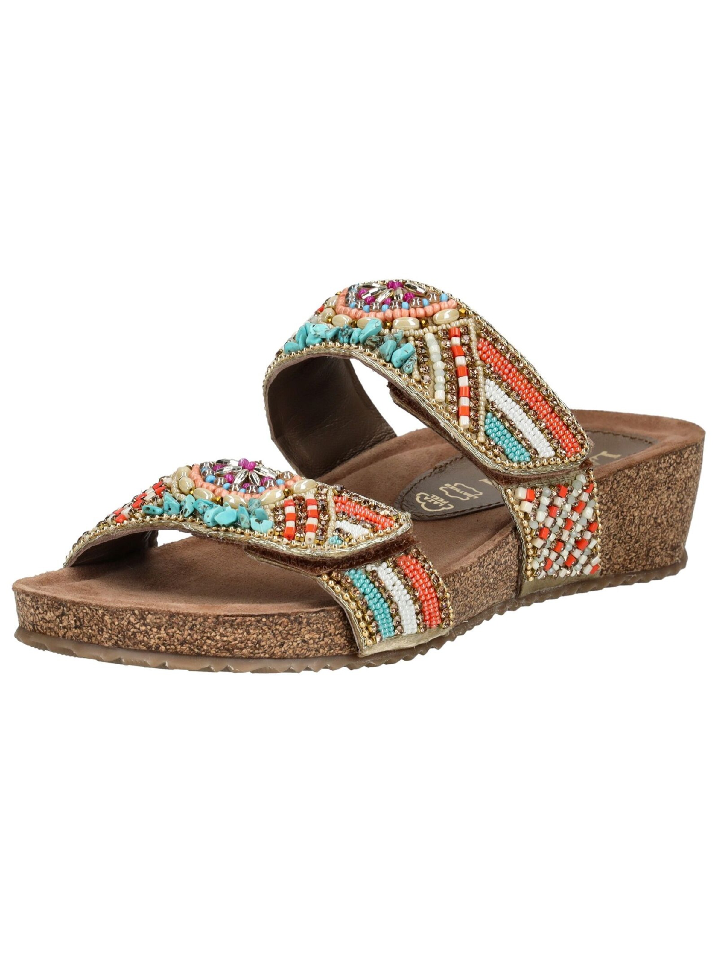 LAZAMANI Mules in Mixed colors: front