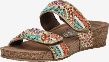 Mule LAZAMANI en mélange de couleurs : devant