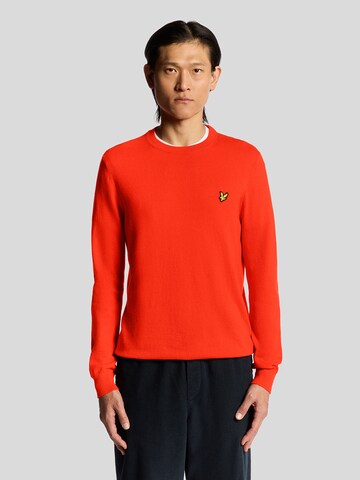 Lyle & Scott Trui in Rood: voorkant