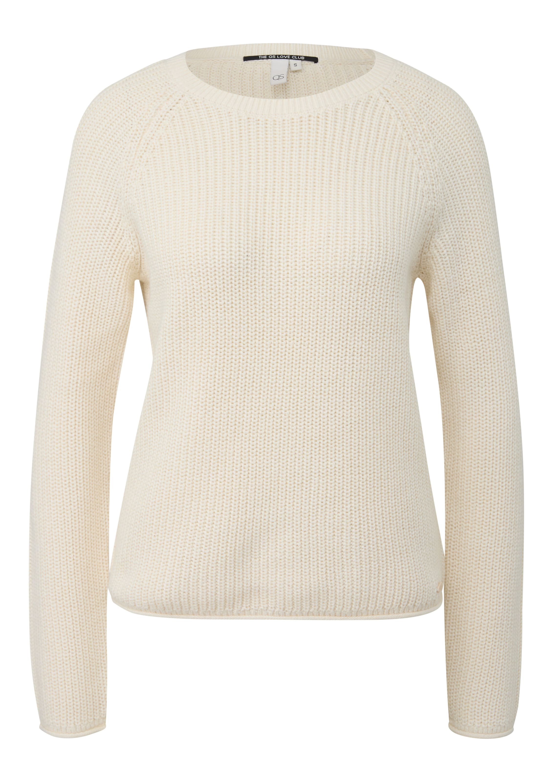 QS Trui in Beige: voorkant