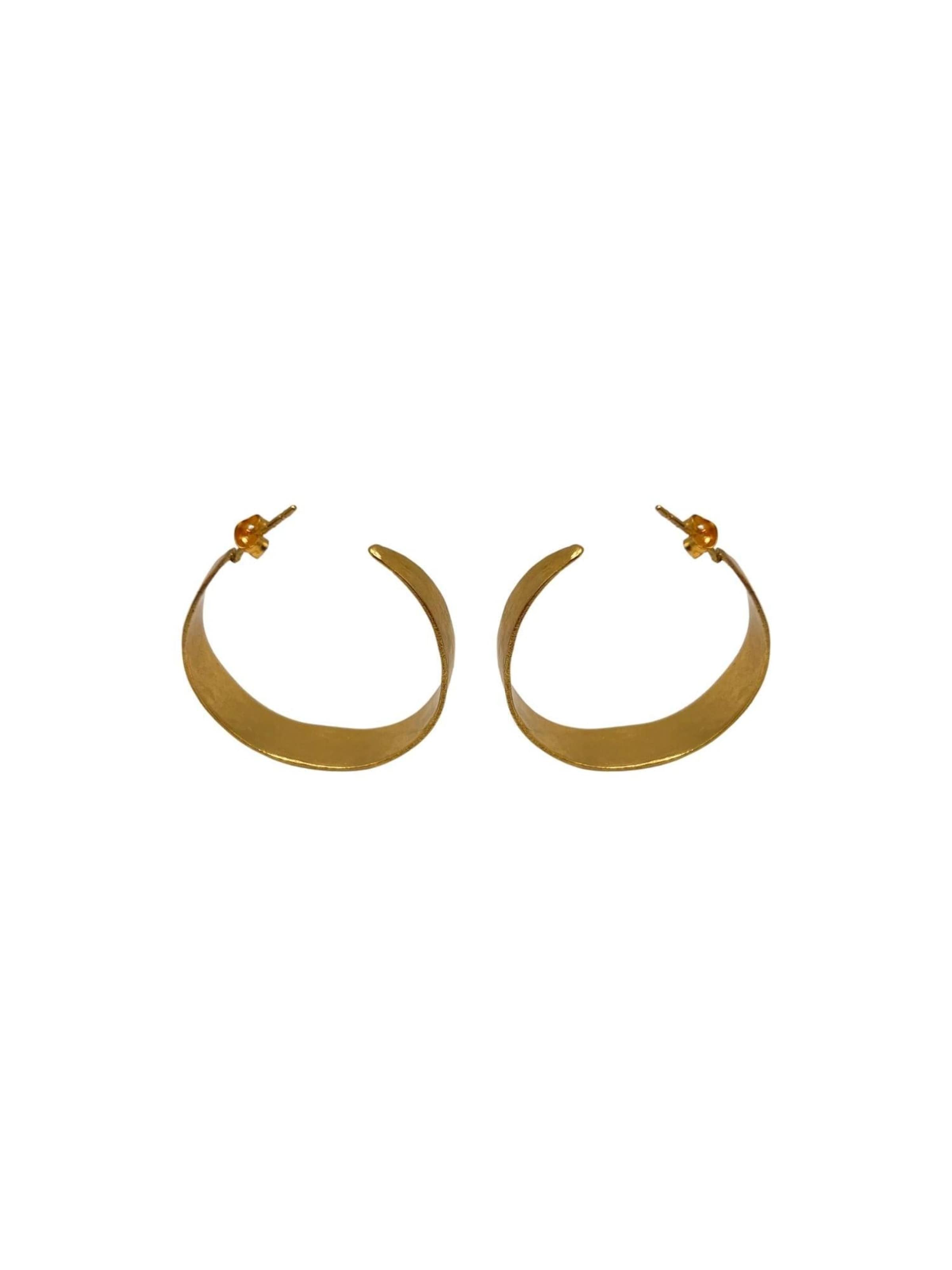 Boucles d'oreilles 'Orlina Hoops' Les Reines en or