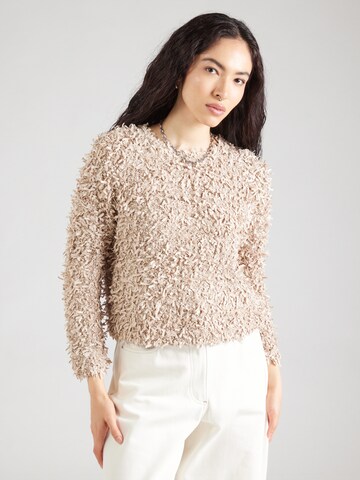 OUI Sweater in Beige: front