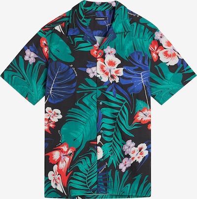 J.Lindeberg Overhemd 'Elio Hibiscus ' in de kleur Gemengde kleuren / Zwart, Productweergave
