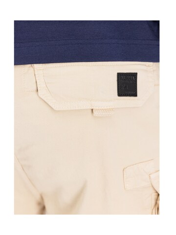 ALPHA INDUSTRIES Slimfit Hose 'Crew Patch'‌‌‌‌‌‌ in Beige